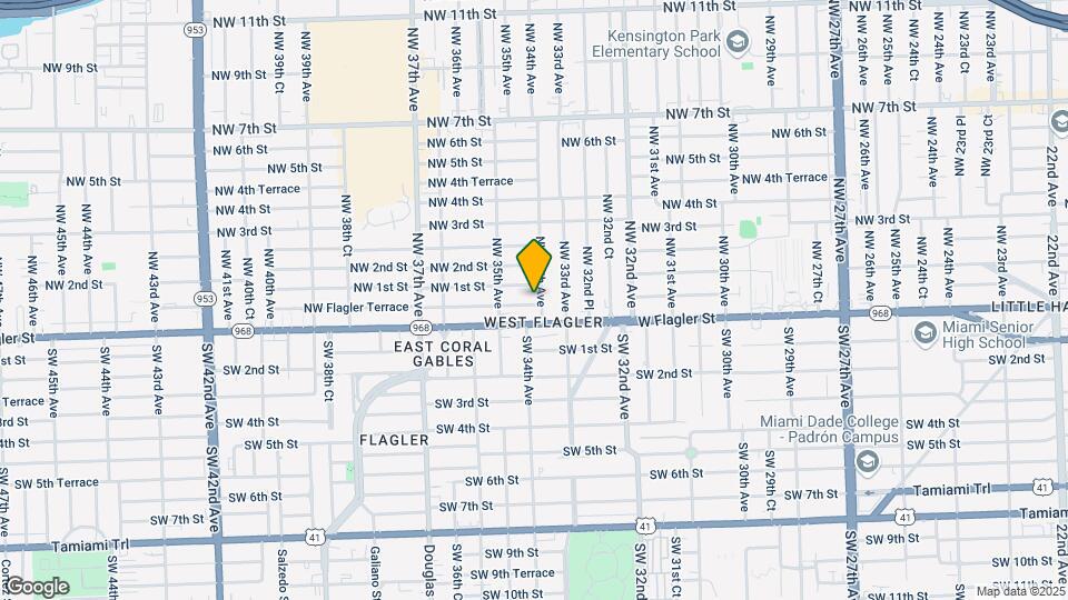 3411 NW Flagler Ter Mapa y Detalles de la Ubicación
