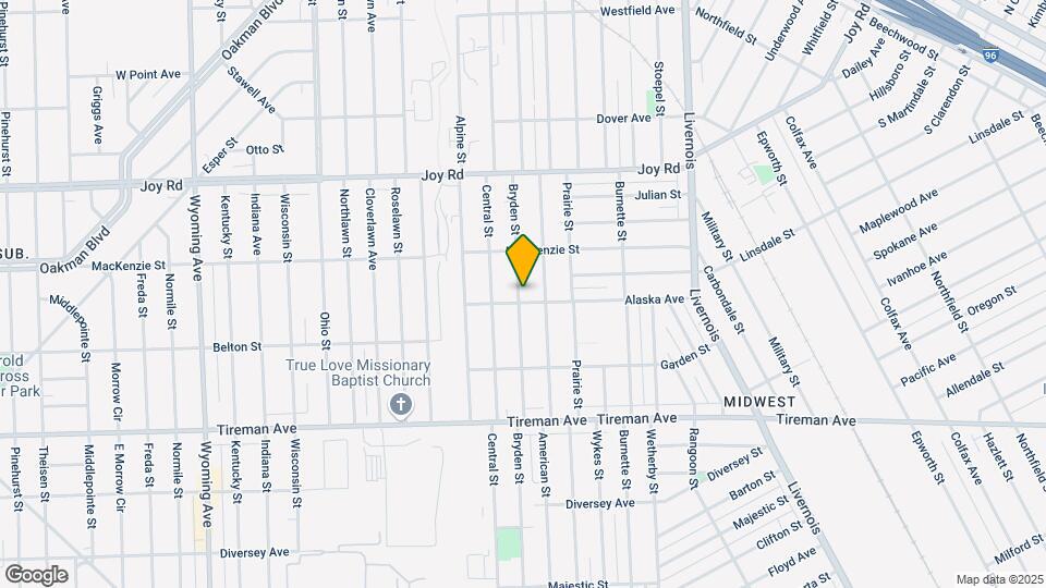 8310 Bryden St, Unit 8310 Bryden St Map and Location Details