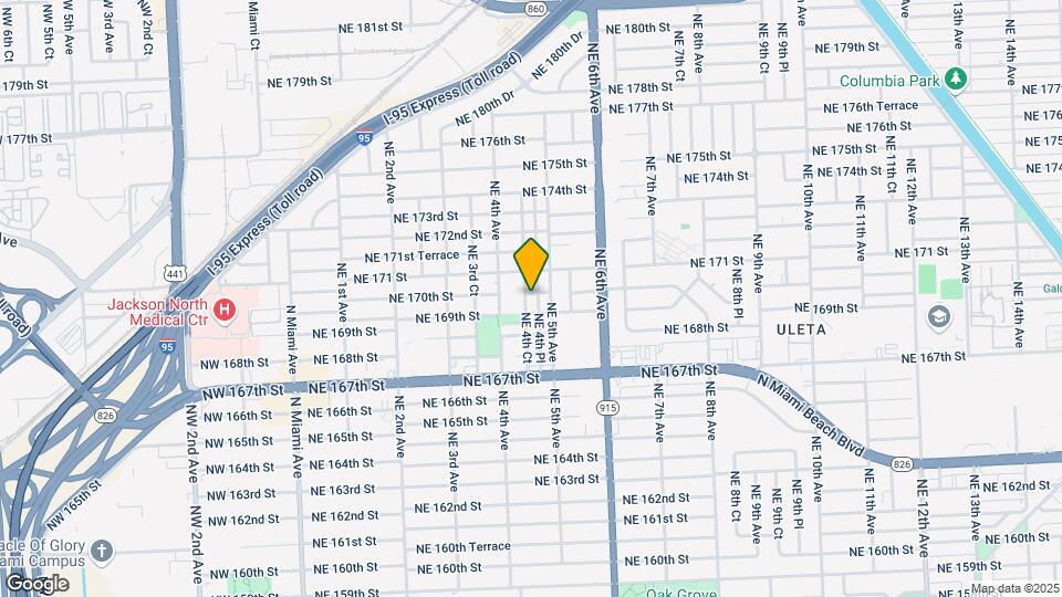 16990 NE 4th Pl Mapa y Detalles de la Ubicación