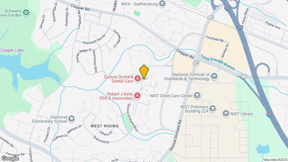804 Quince Orchard Blvd Map and Location Details