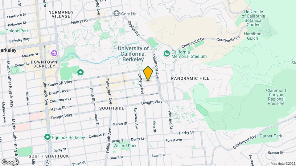 2717 Channing Way Map and Location Details