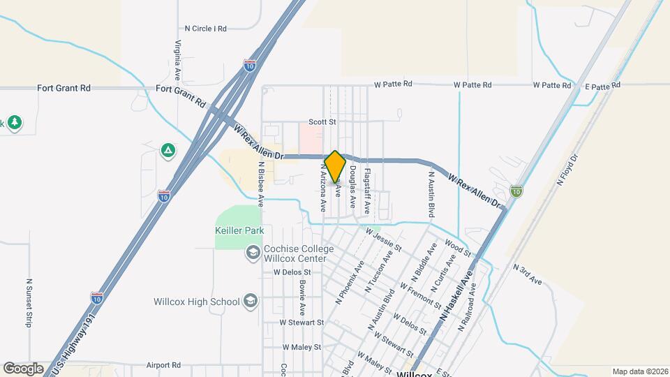 714 Mesa Ave Map and Location Details