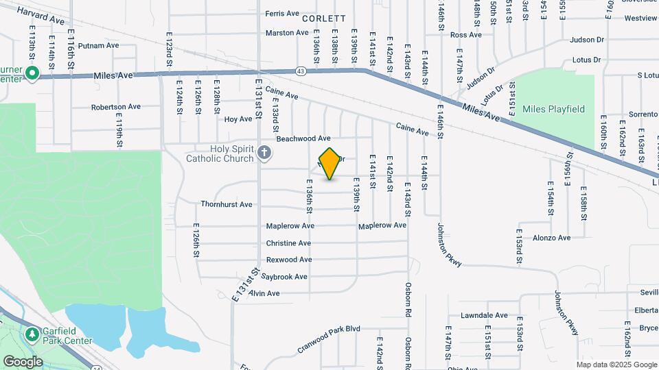 13707 S Parkway Dr Map and Location Details