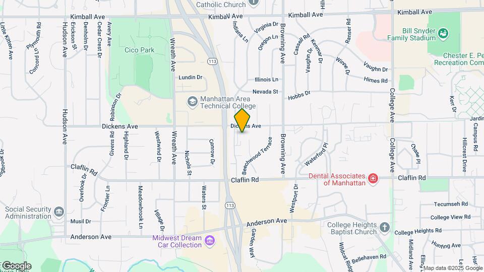 1520 Oxford Pl Map and Location Details
