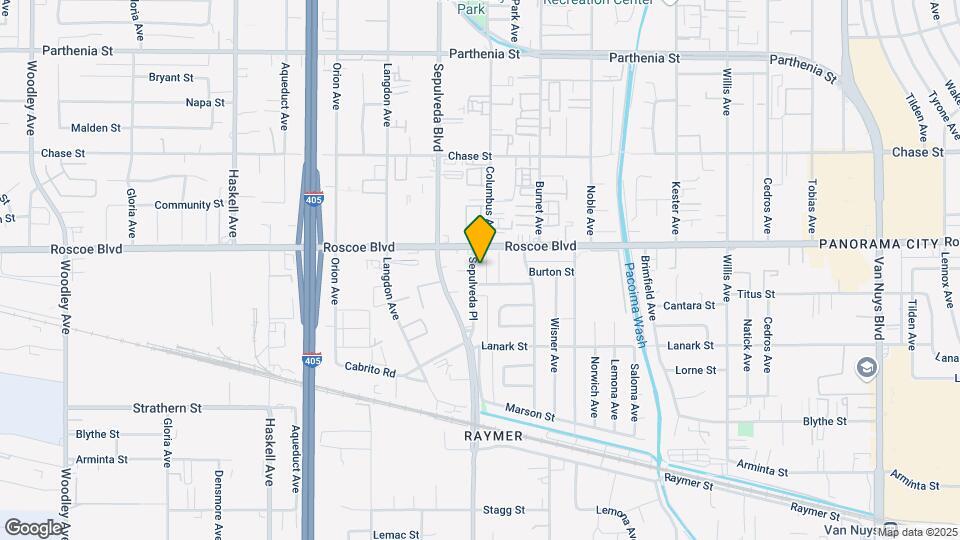 8232 Sepulveda Pl Map and Location Details