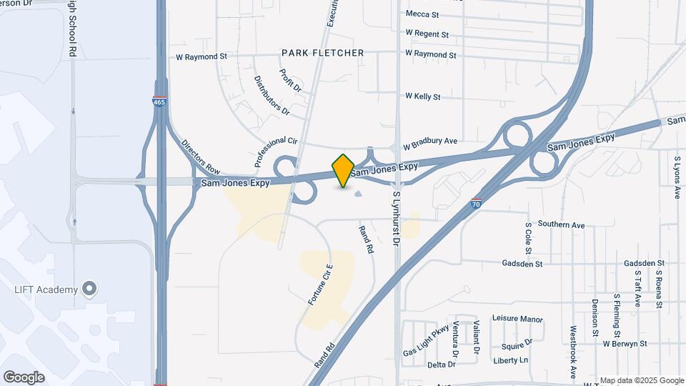 Furnished Studio-Indianapolis - Airport - Map and Location Details