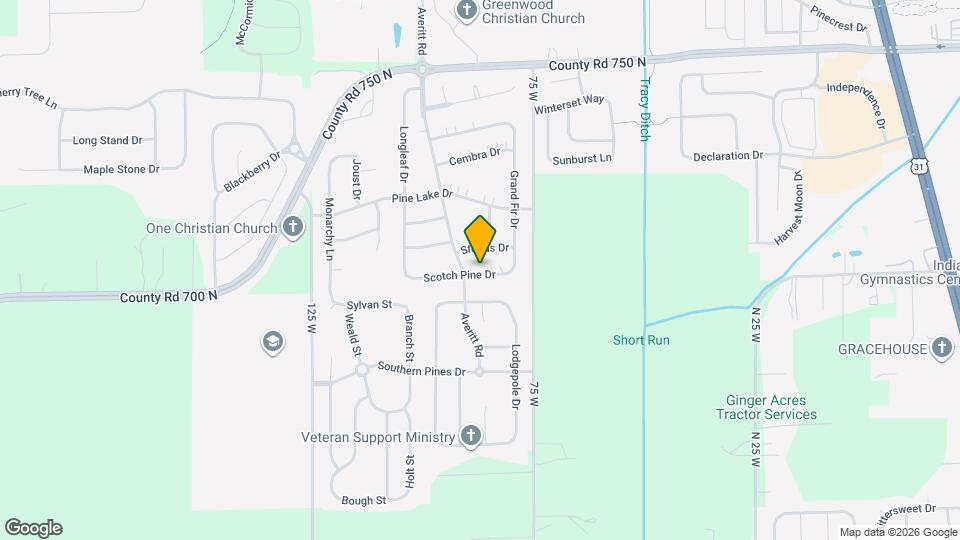 612 Scotch Pine Dr Map and Location Details