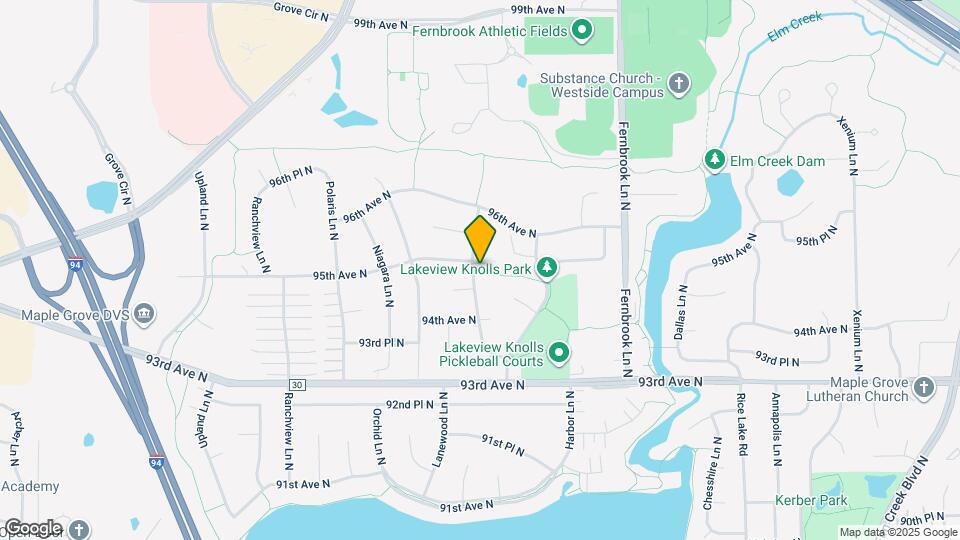 9486 Kingsview Ln N Map and Location Details