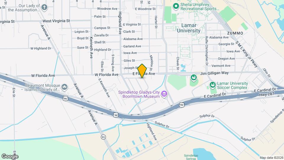 5220 E Parkway Dr Map and Location Details