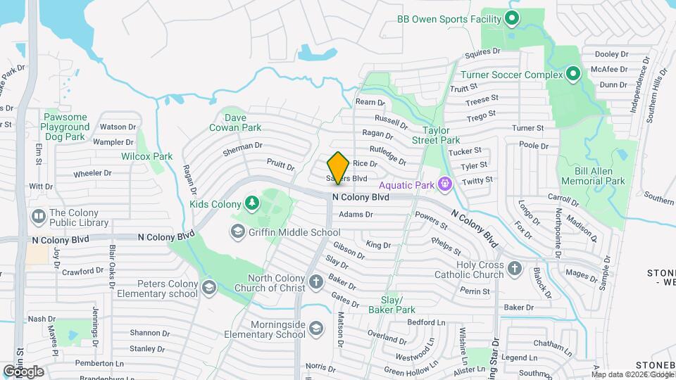 5404 N Colony Blvd Map and Location Details