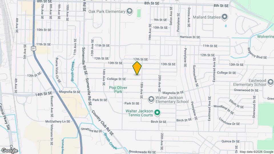1624 College St SE Map and Location Details