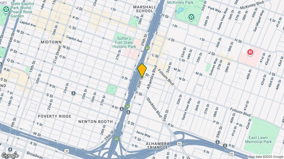 1419 30th St Map and Location Details