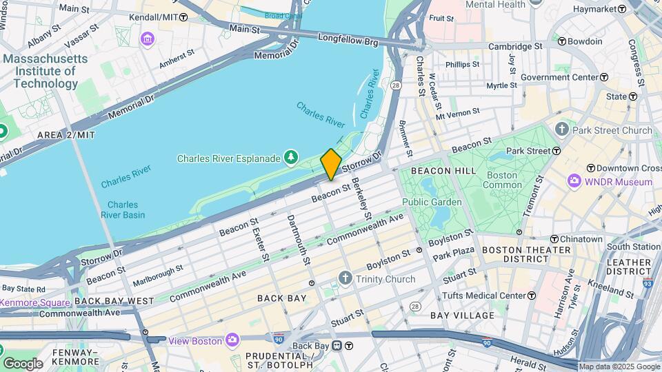 168 Beacon St, Unit 2 Map and Location Details