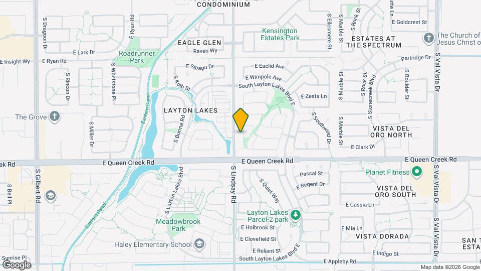 4706 S Twinleaf Dr Map and Location Details