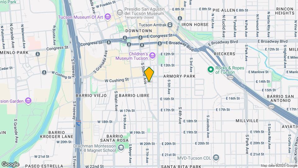 385 S Stone Ave Map and Location Details