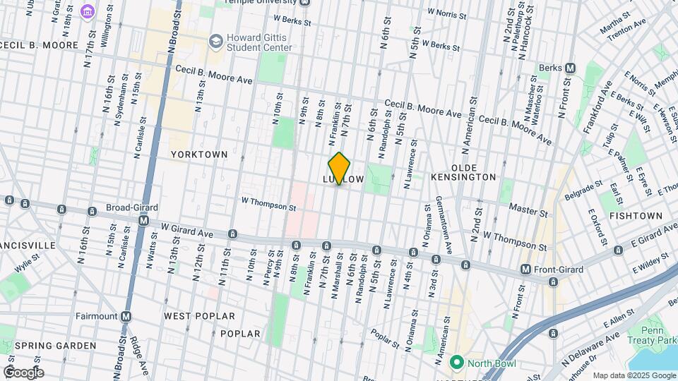 1347 N 7th St Mapa y Detalles de la Ubicación