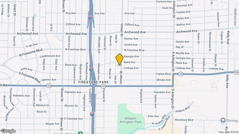 1320 Inman St Map and Location Details