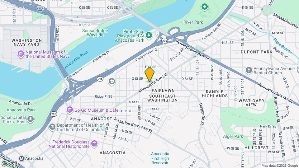 1846 Minnesota Ave SE Map and Location Details