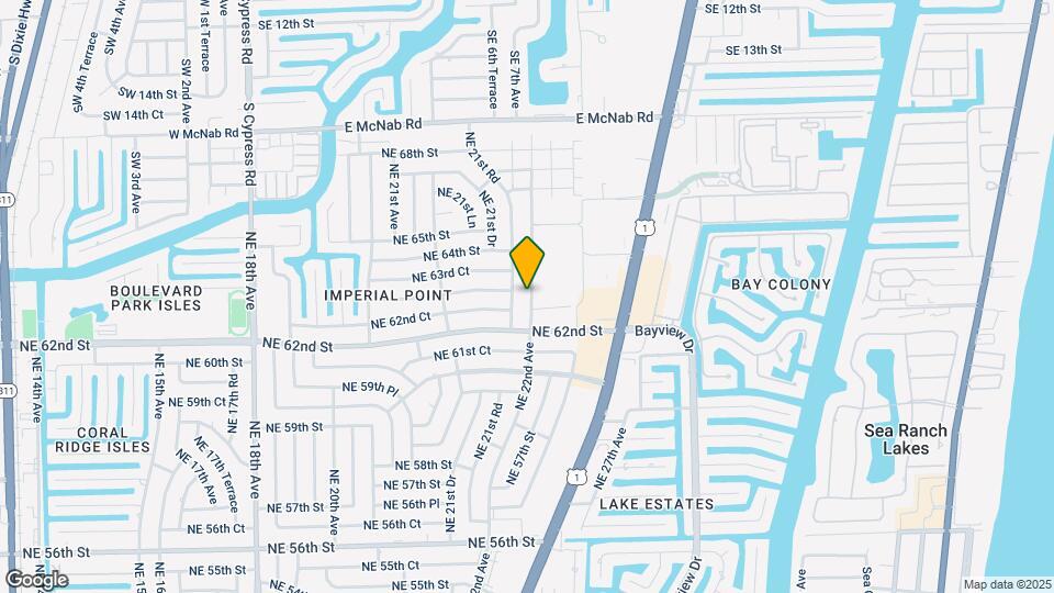 6251 NE 22nd Ave Map and Location Details