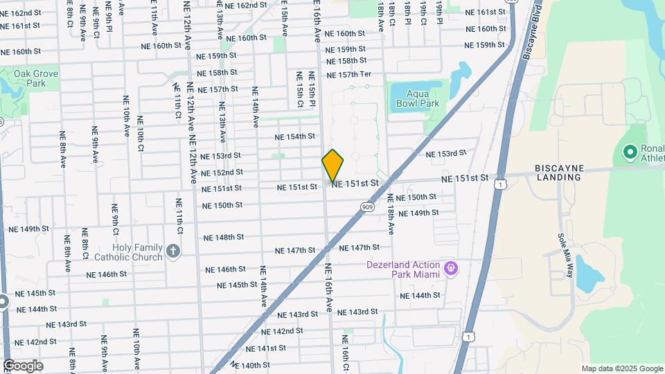 1624 NE 151st St Map and Location Details