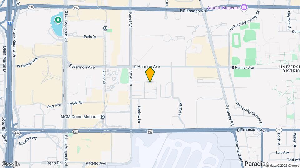 4640 Koval Ln Map and Location Details