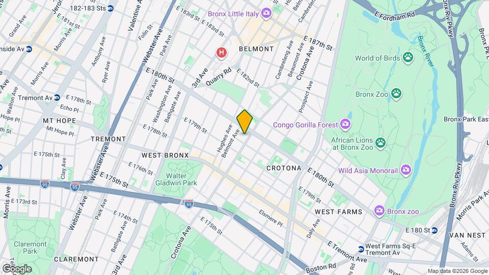 2069 Crotona Ave, Unit 2 Mapa y Detalles de la Ubicación