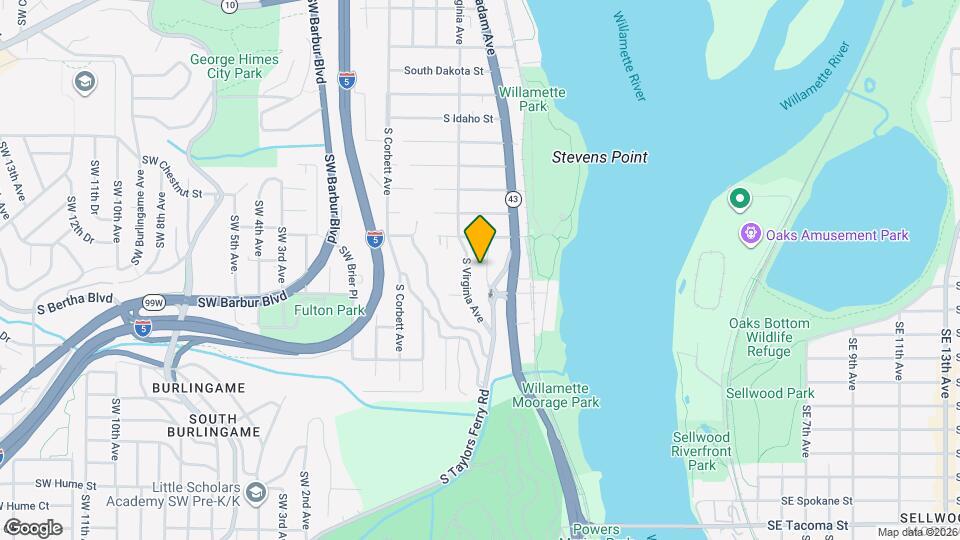 0618 SW Nevada St, Unit C Map and Location Details