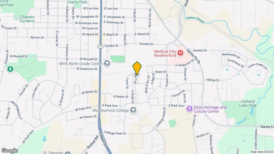 1106 Curtis Dr Map and Location Details