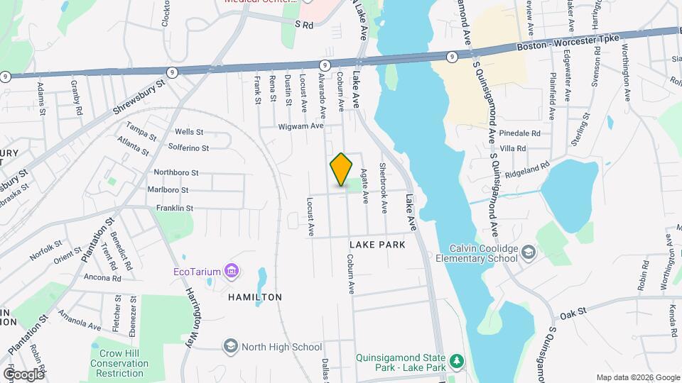 132 Coburn Ave, Unit 1 Map and Location Details