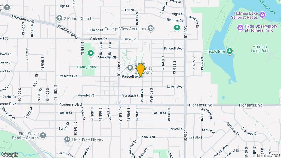 4001 S 51st St Map and Location Details