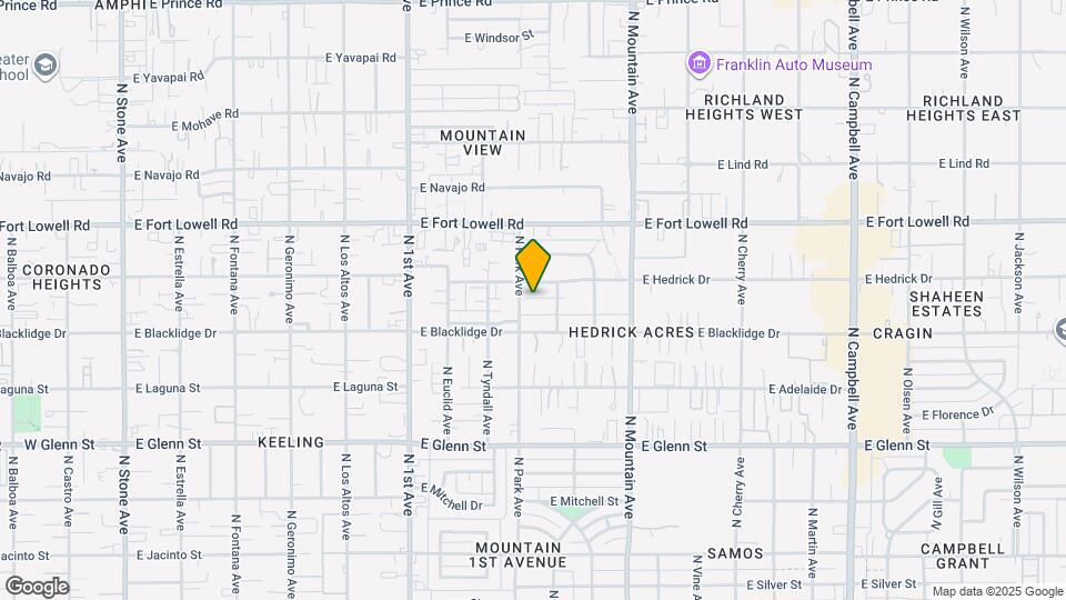 3046 N Park Ave Map and Location Details