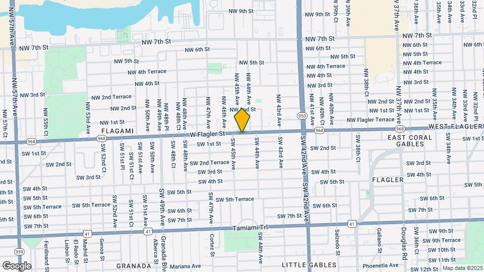 4456 W Flagler St Map and Location Details