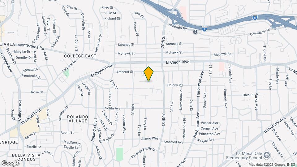 6903 Eberhart St Map and Location Details