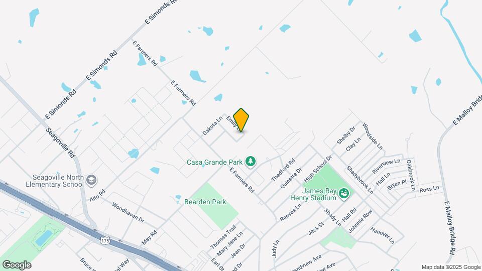 1611 Emily Ln Map and Location Details