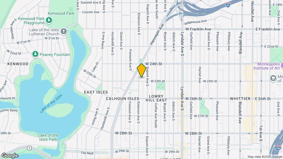 1110 W 25th St, Unit 301 Mapa y Detalles de la Ubicación