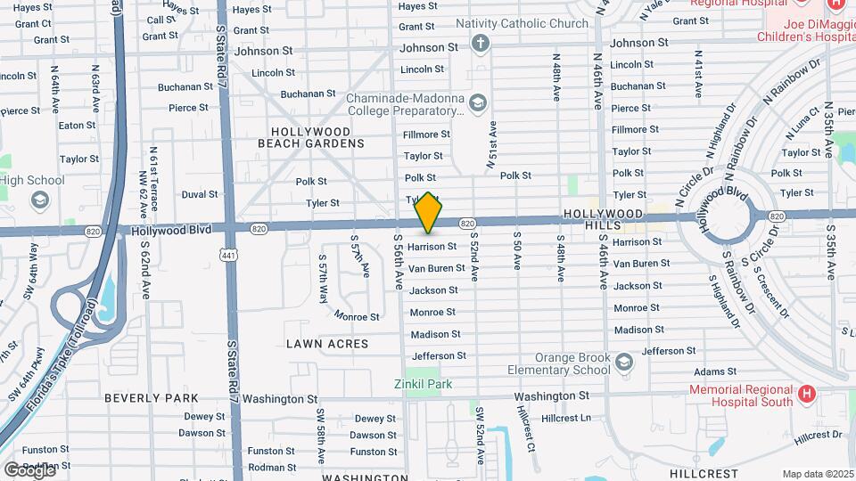 5415 Harrison St Mapa y Detalles de la Ubicación