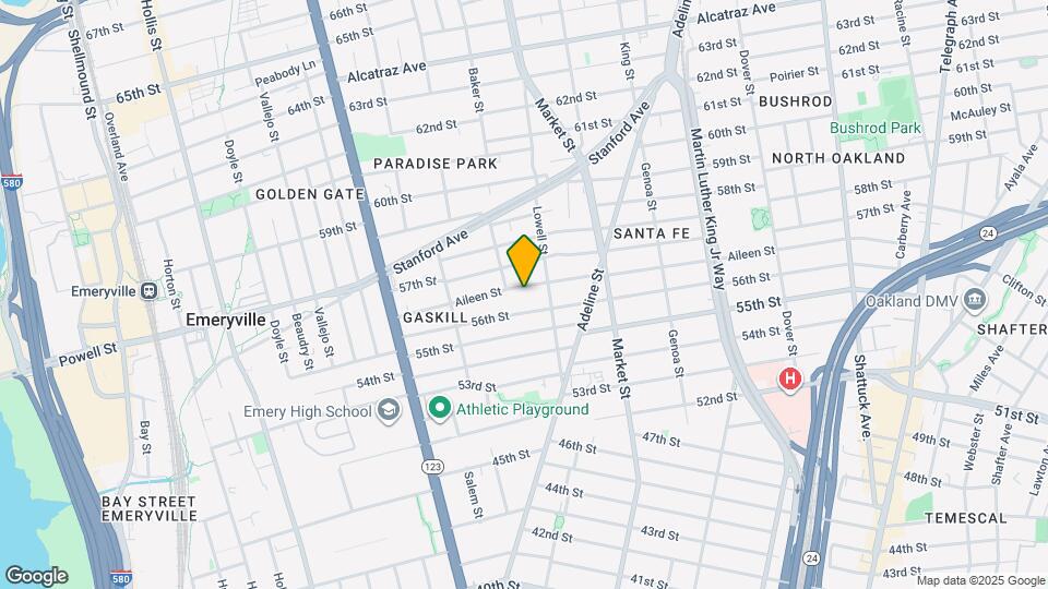 981 Aileen St Map and Location Details