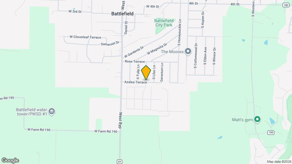 6002 S Iris Ln Map and Location Details