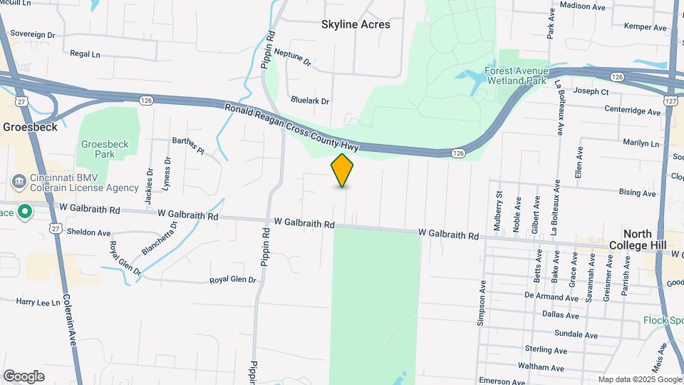 6921 Pin Oak Dr, Unit #2 Map and Location Details