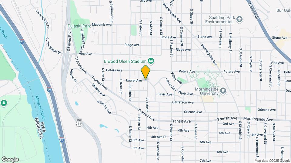 1601 S Alice St Map and Location Details