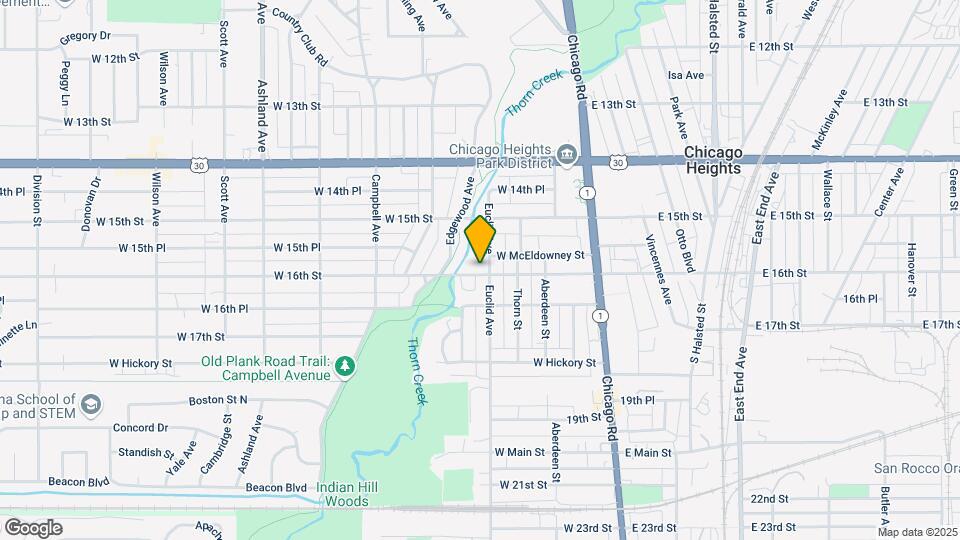 1546 Euclid Ave Map and Location Details