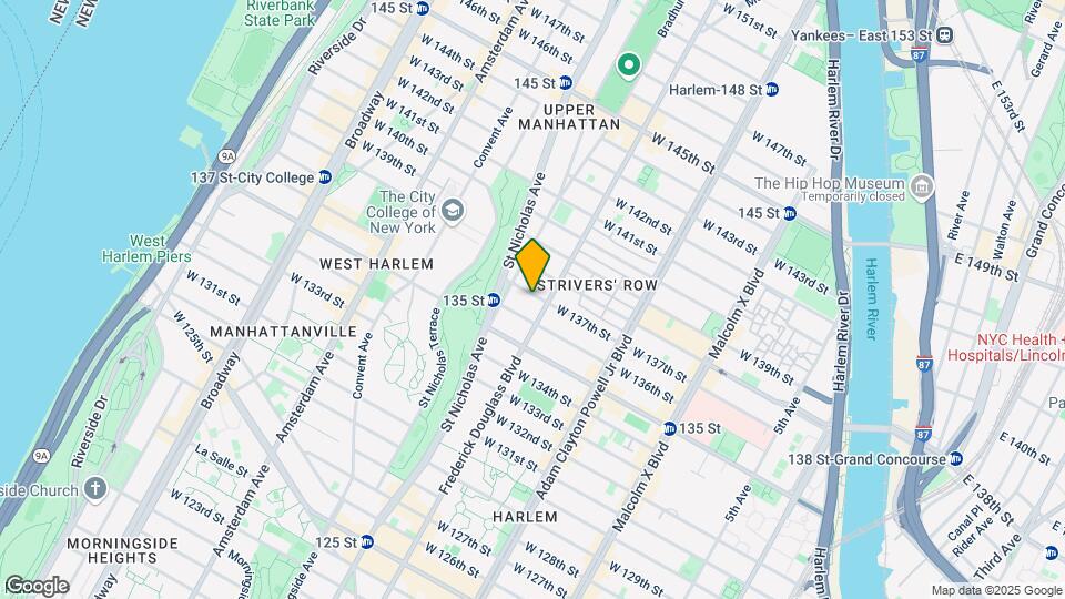 304 W 137th St Map and Location Details