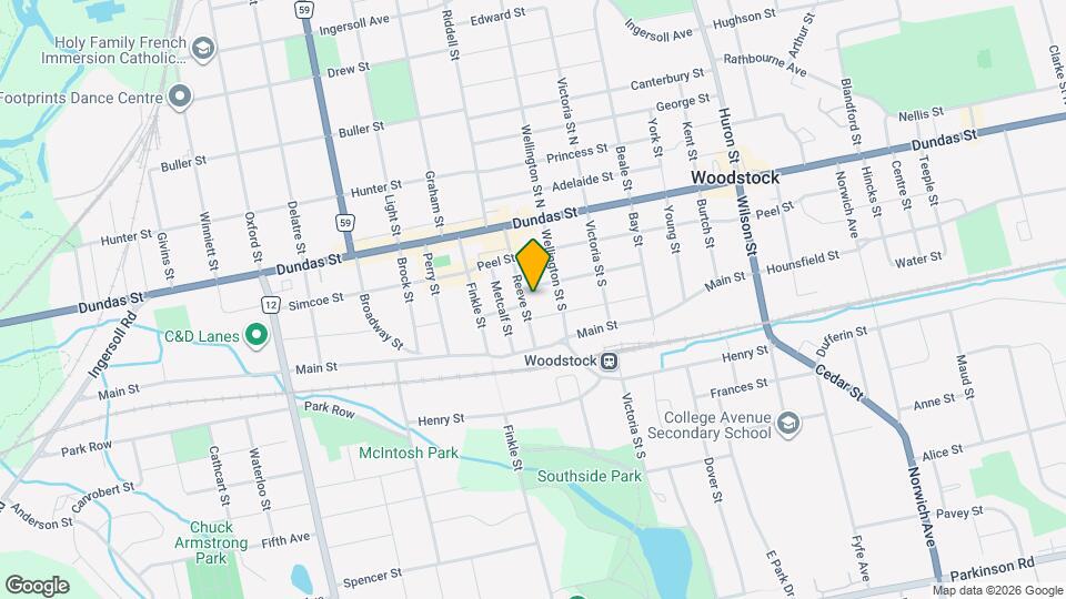 59 Reeve St Map and Location Details