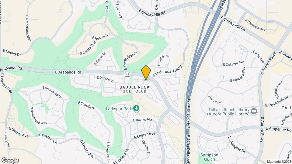 22685 E Ontario Dr, Unit #102 Mapa y Detalles de la Ubicación