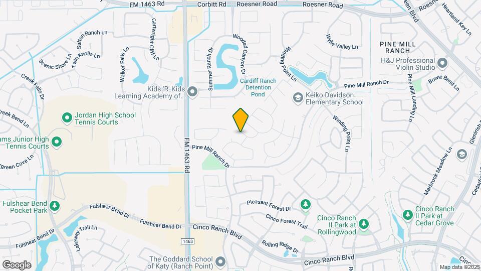 4211 Ponderosa Hills Ln Map and Location Details