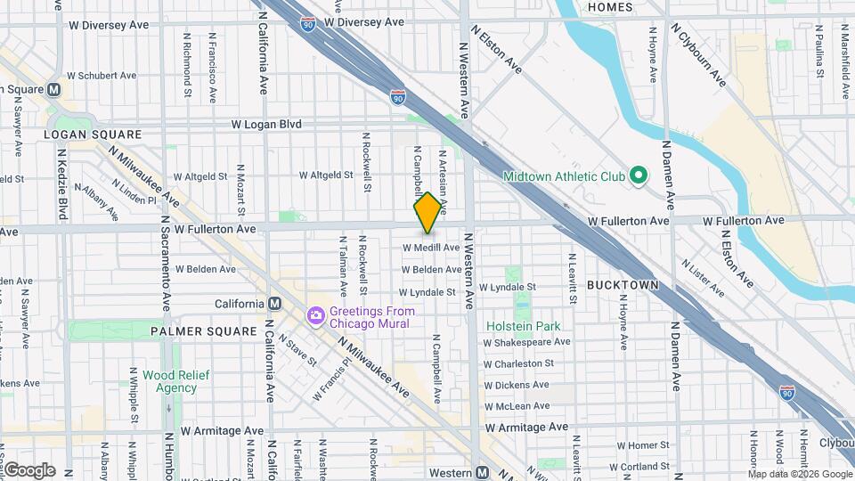 2334 N Campbell Ave Map and Location Details