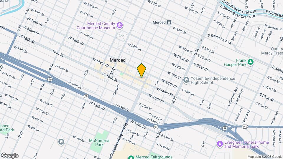 317 W Main St Map and Location Details