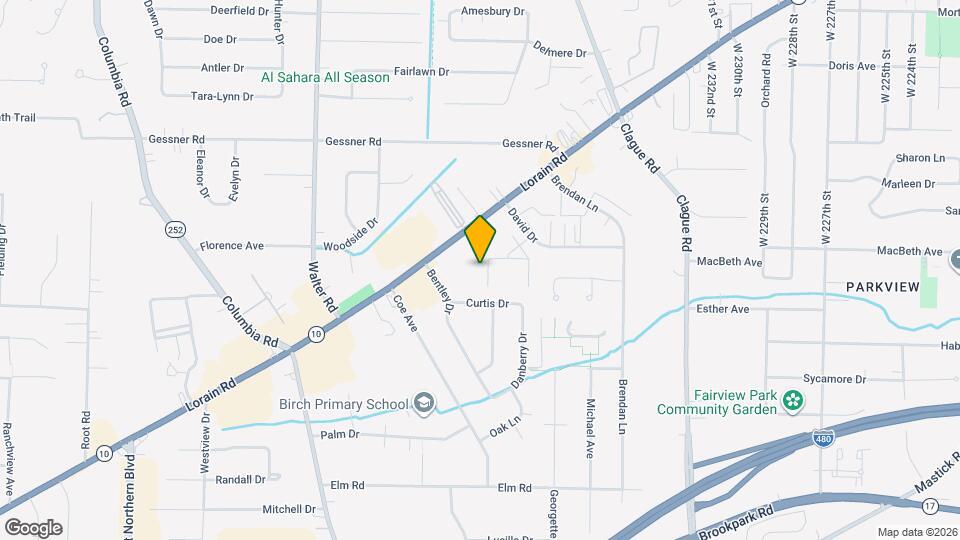 23875 David Dr Map and Location Details