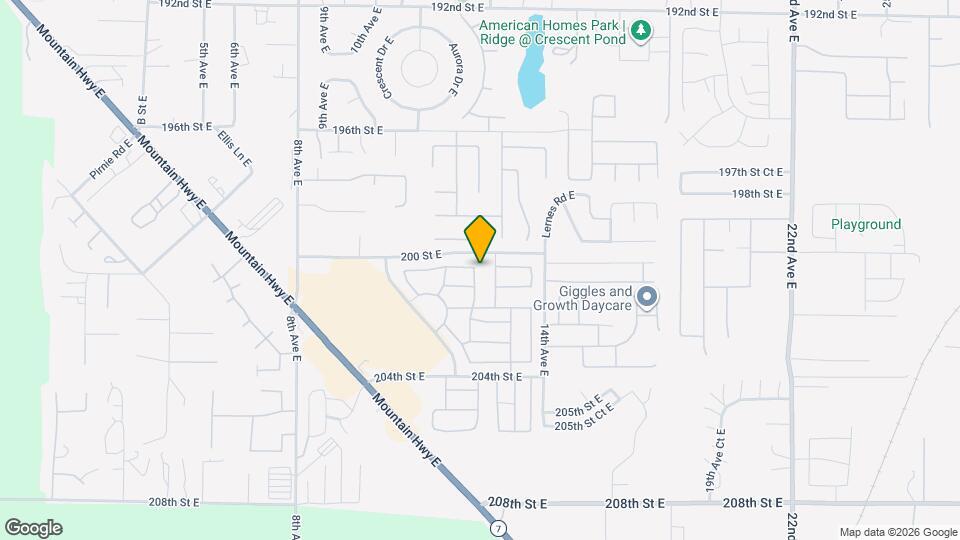 20005 12th Ave E Mapa y Detalles de la Ubicación