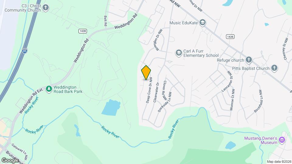 2865 Island Point Dr NW Map and Location Details